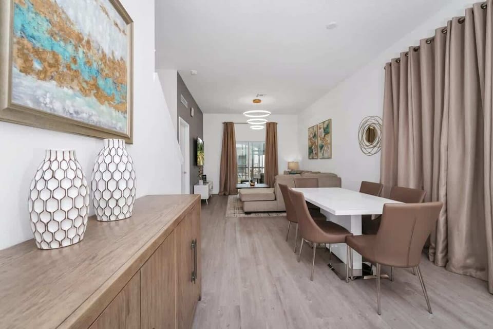 Enjoy meals and memories in a stylish, inviting dining area.