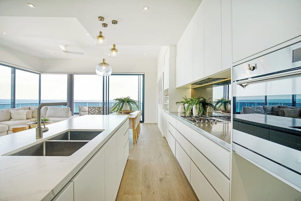 A fully-equipped kitchen is kitted out with premium appliances and all the essentials. 