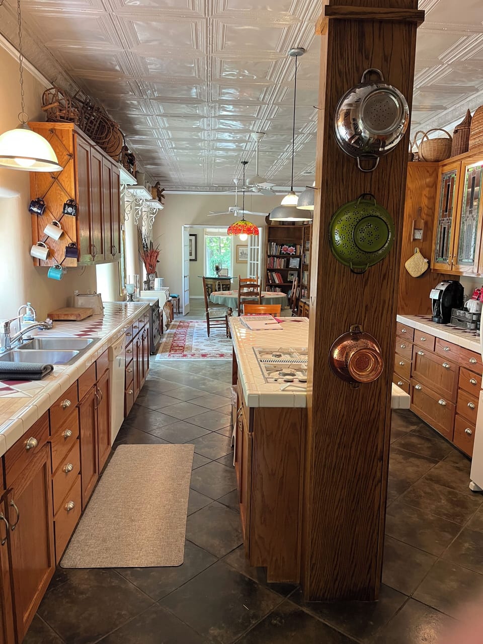 Full kitchen with attached dining area.