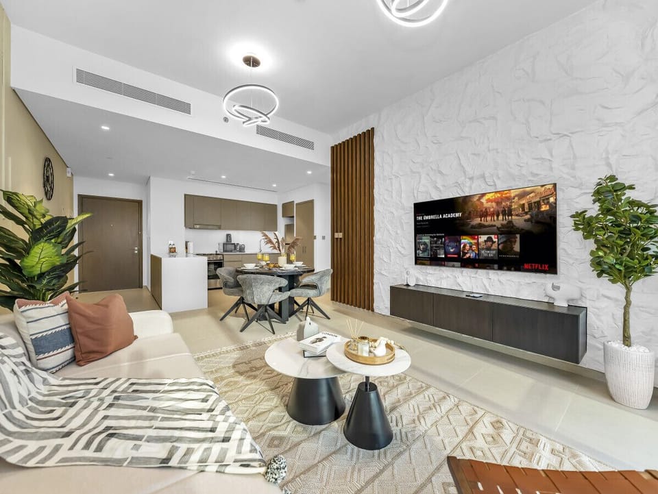 Relax and stream your favorites on the Smart TV