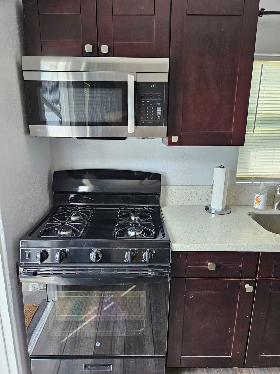Updated stove, oven and microwave