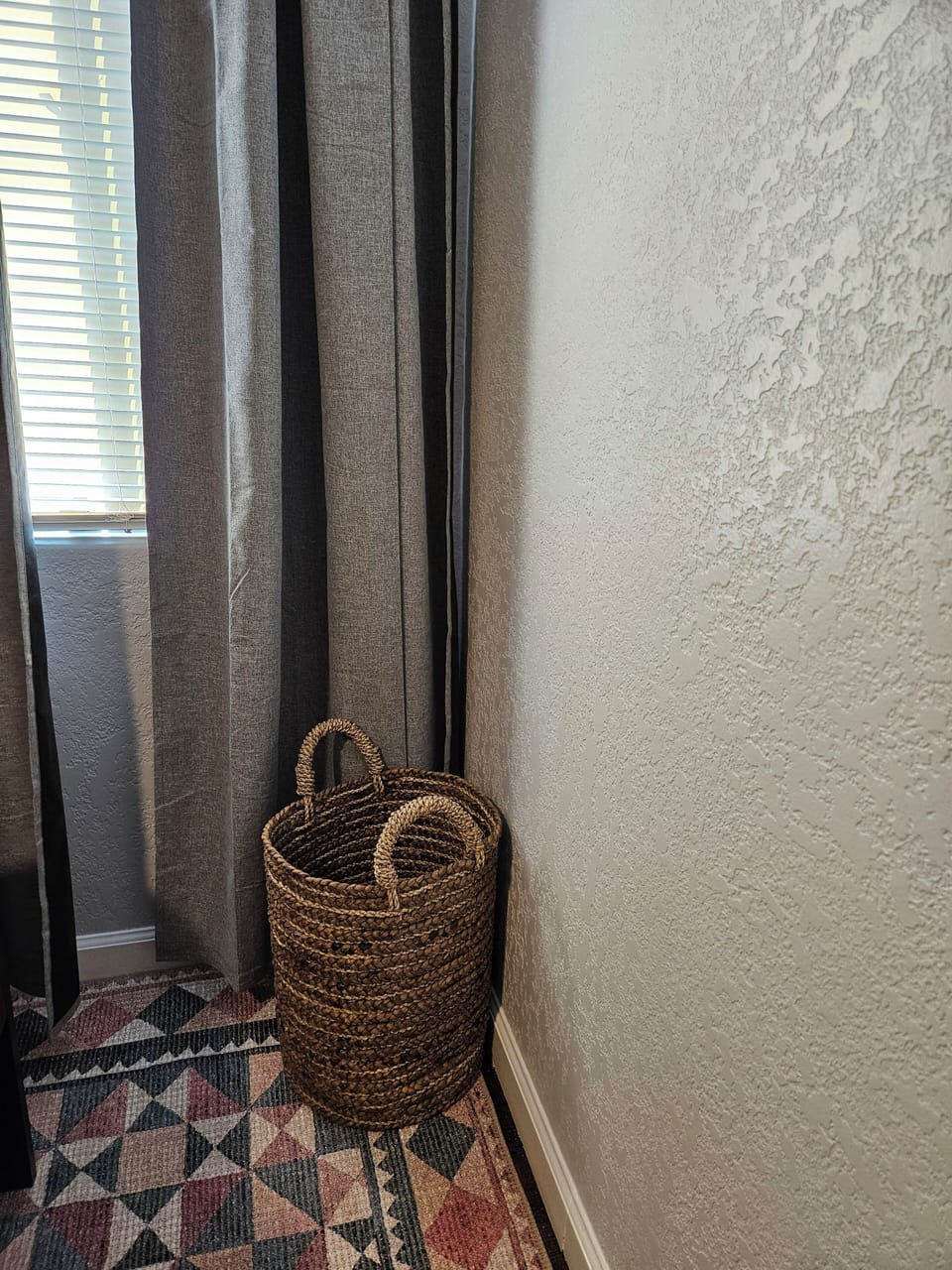 Main bedroom laundry basket