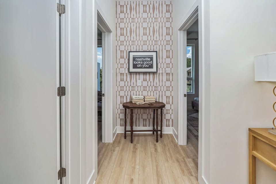 Sophisticated bedroom retreats await when you’re ready to hit the hay