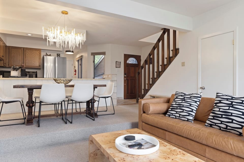 Living Room looking into Dining Area and Kitchen