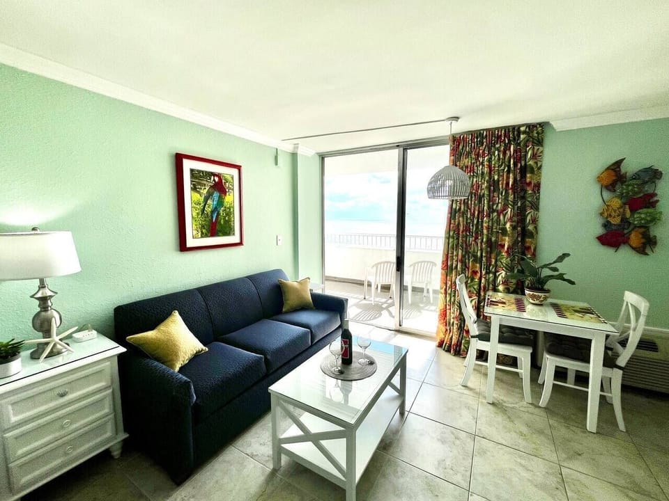 Comfort abounds as you relax on the queen pull-out sofa, watch tv, or have a bite to eat at the dining table.