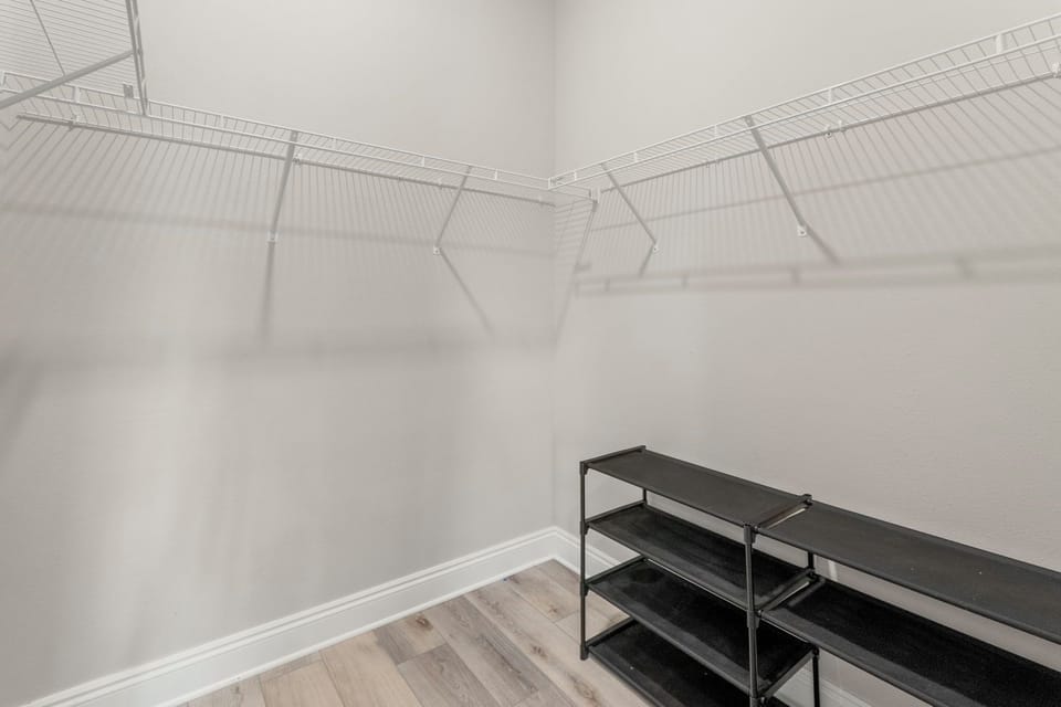 Large Walk-In Closet in Master
