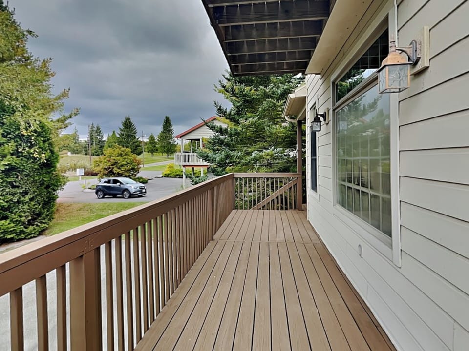 Partially Covered Deck