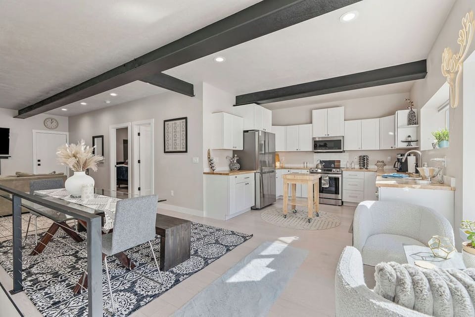 View of main living area from private entrance