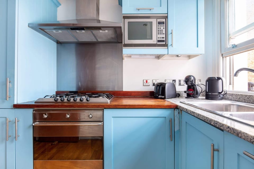 The kitchen  