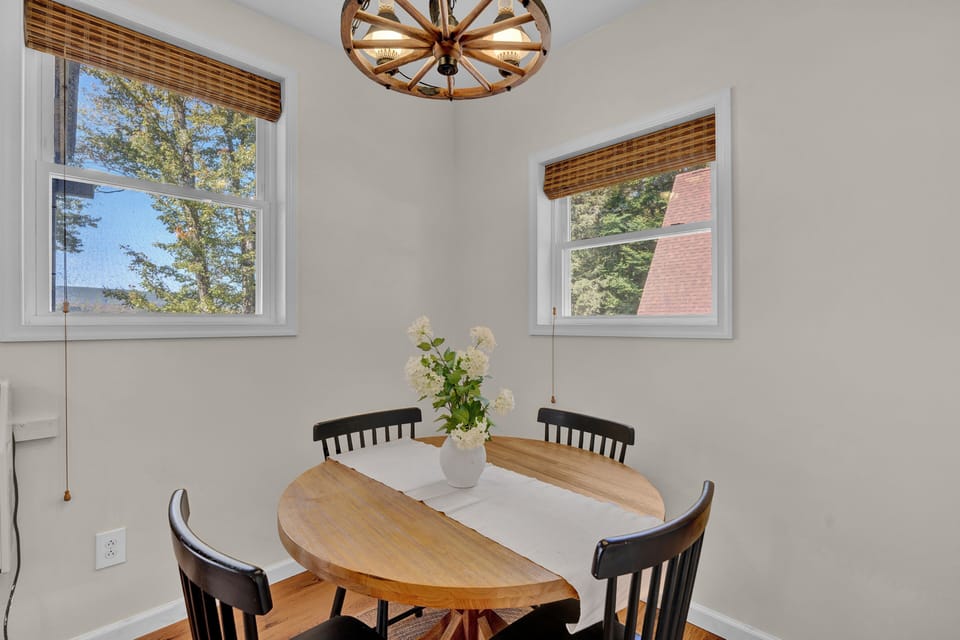 Gather for meals and memories in the inviting dining area.
