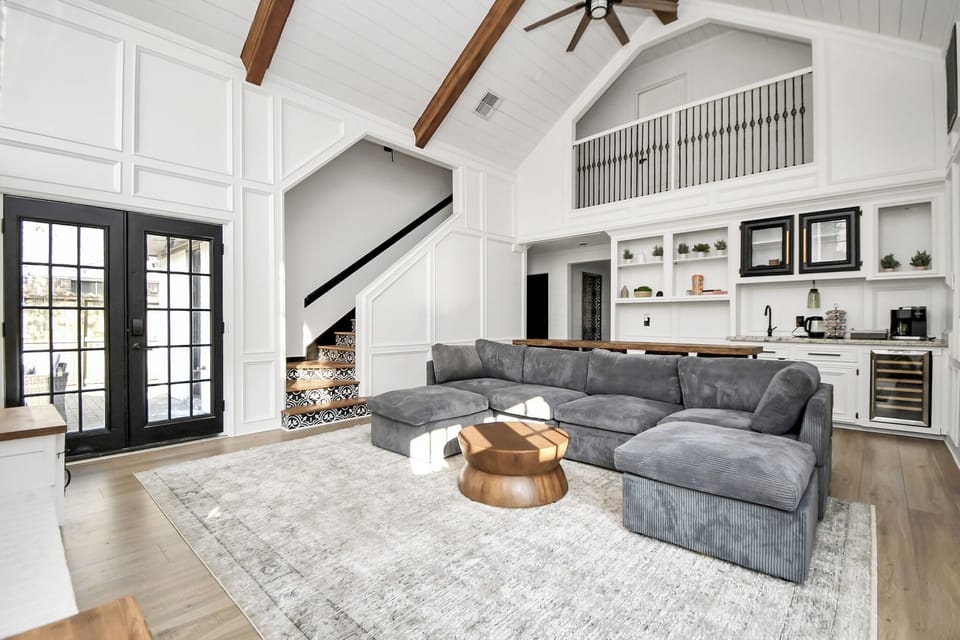 Whether you're relaxing after a day of exploring or enjoying quality time together, there's plenty of room for everyone to spread out and feel at home.