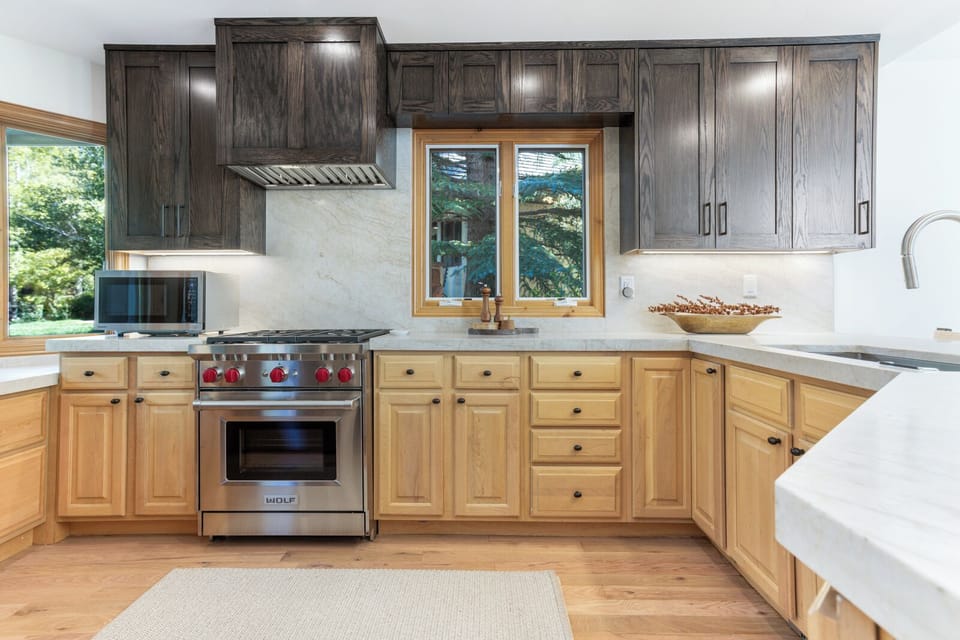 Newly remodeled kitchen. 