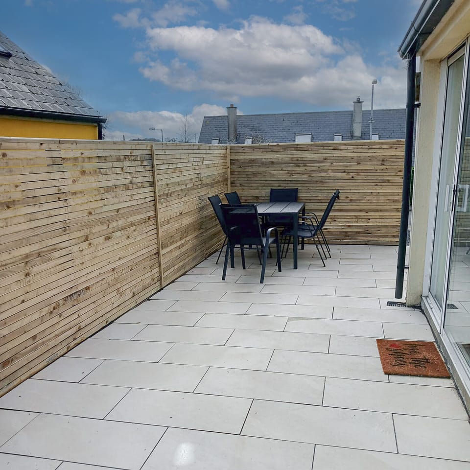 Private patio, outside dining area. Seamount Holiday Village No.26 , Seaside Holiday Home Available near Courtown Village, County Wexford