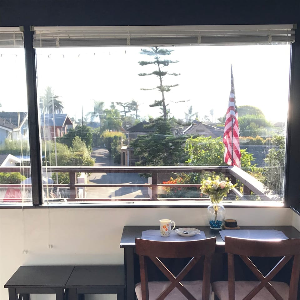 Alley view from dinning table.