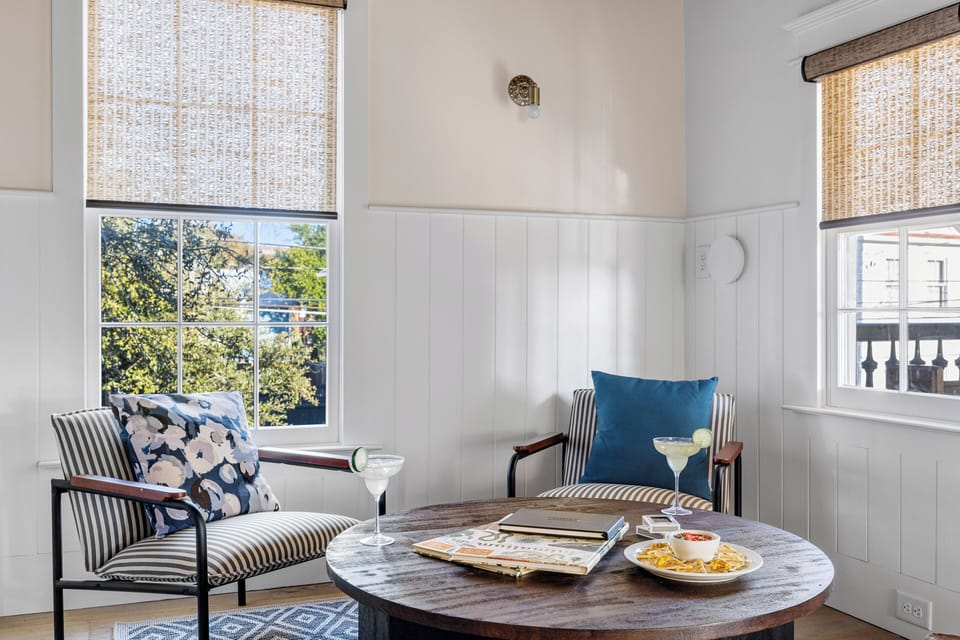 The Fireplace Suite | Cozy Downtown Abode