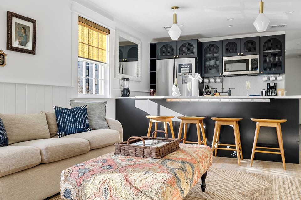The Fireplace Suite | Cozy Downtown Abode