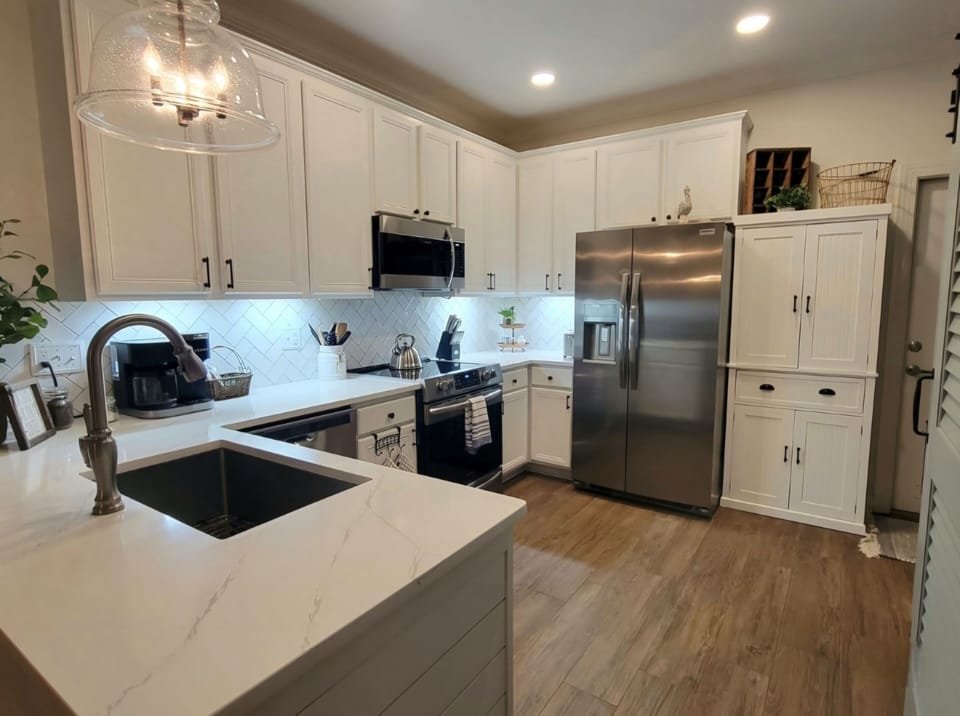 Newly remodeled kitchen