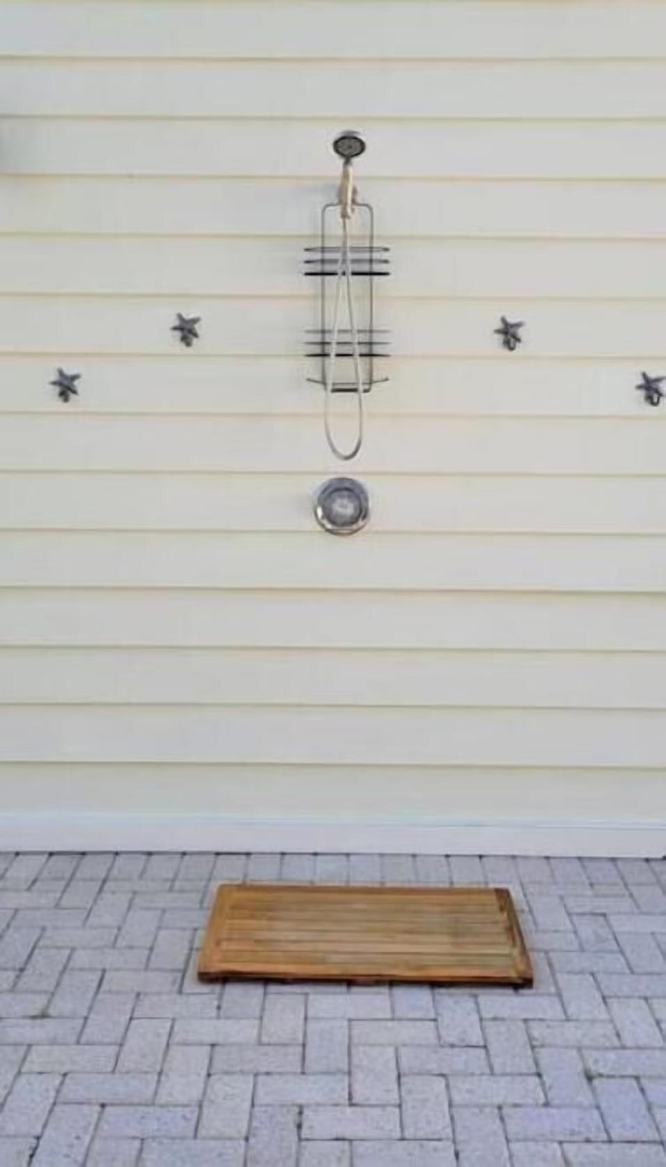 Backyard outdoor shower