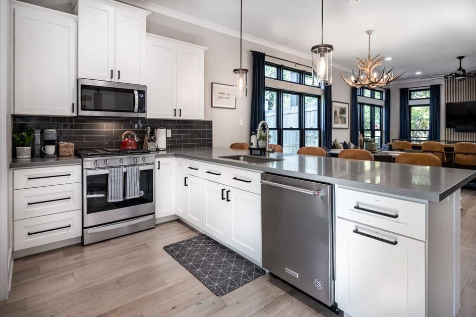 Open concept kitchen