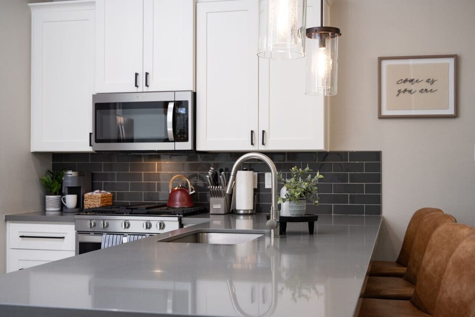 Open concept kitchen