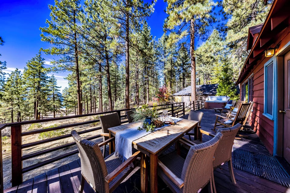 deck outside looking at the lake - deck outside looking at the lake