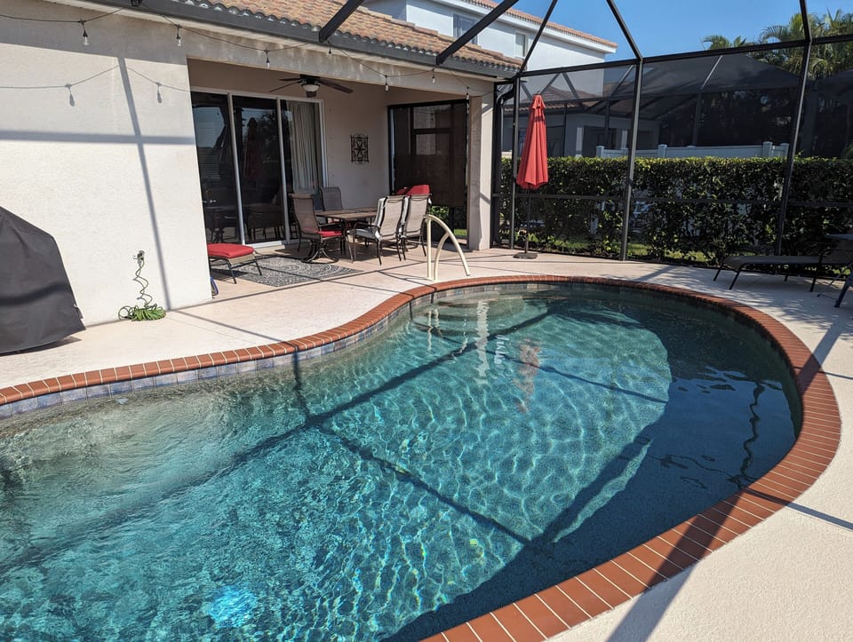 spacious deck and lanay