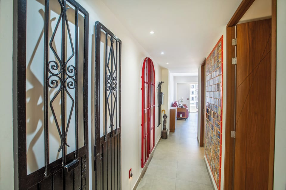 The condo beautifully blends traditional Mexican decor with modern touches, creating a unique and inviting atmosphere