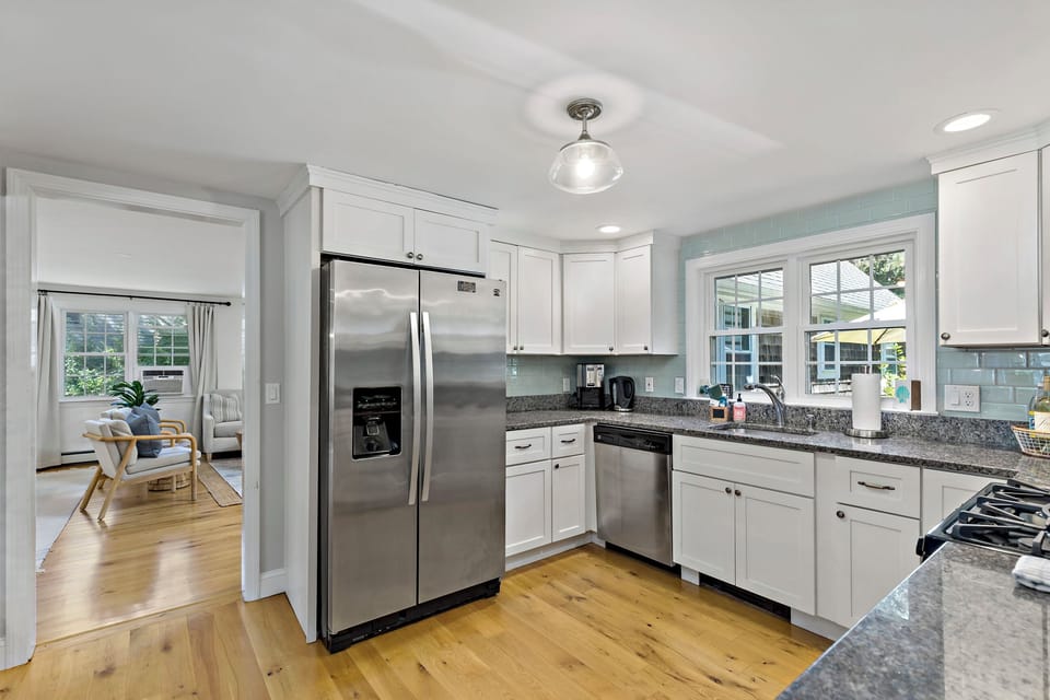 Fully stocked kitchen