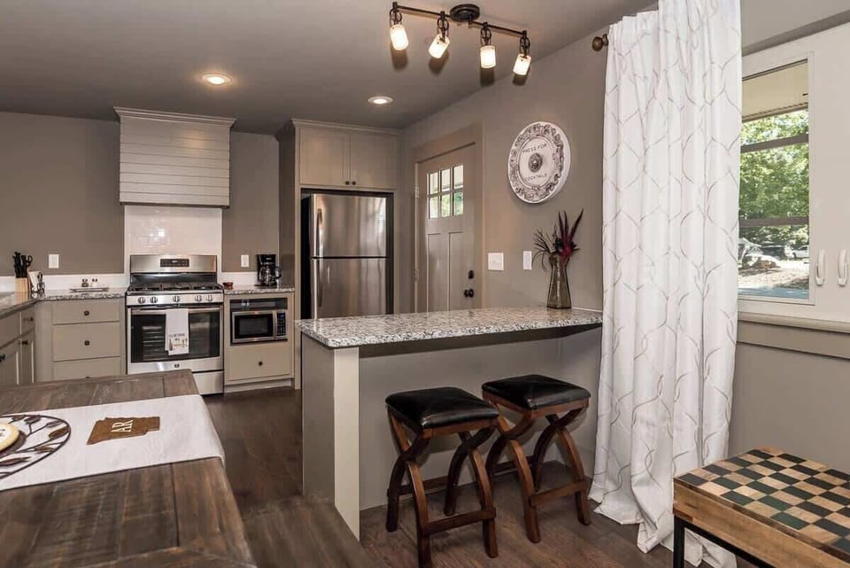 Creating memories and meals in our cozy kitchen.