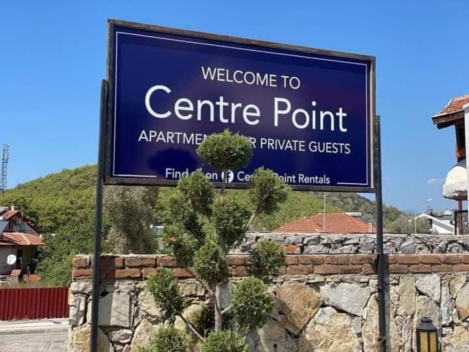 The sign to look out for as you approach the resort.  