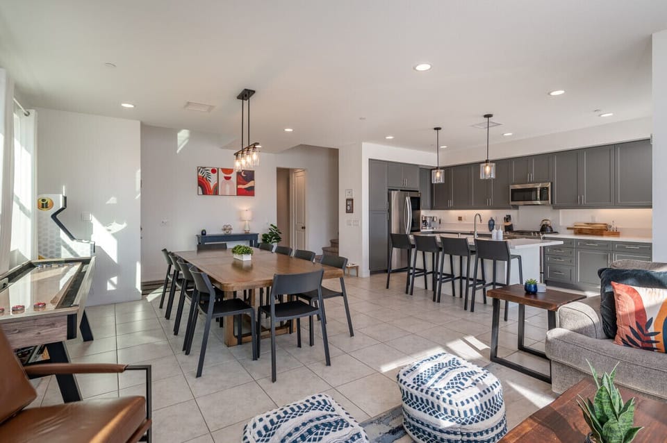 Open kitchen concept