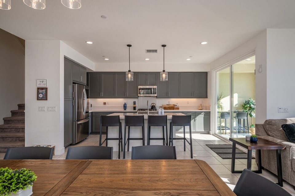 Open kitchen concept
