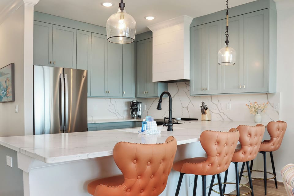 Kitchen with Bar Seating