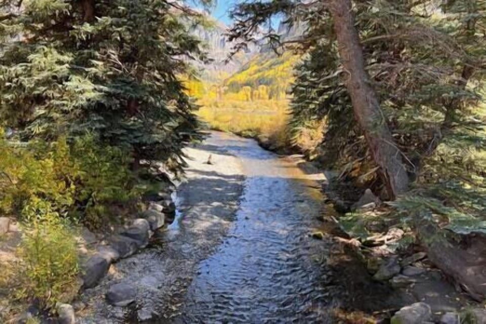 River trail right outside the condo