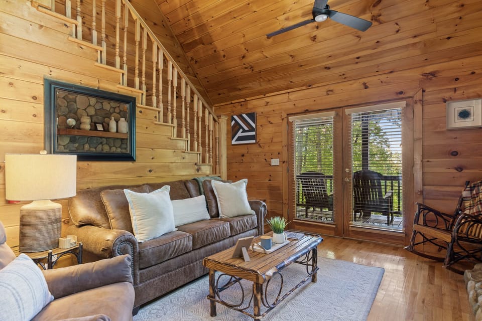 Enjoy the view while you lounge on the sofa
