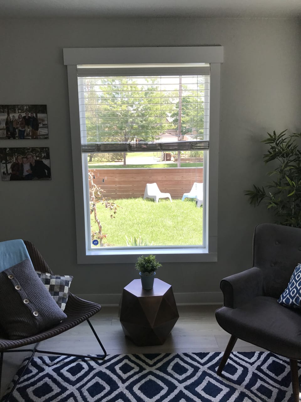 View of private front yard