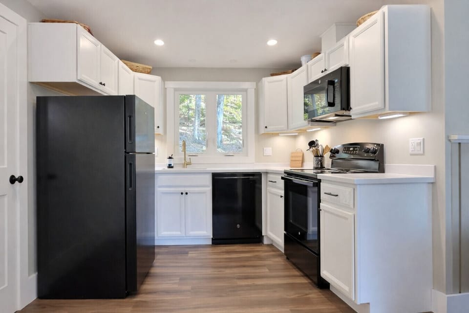 Bright kitchen perfect for homemade meals.