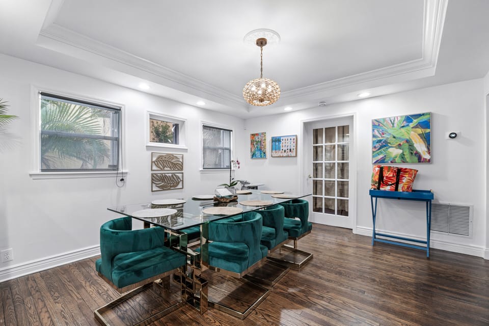 Main house dining table