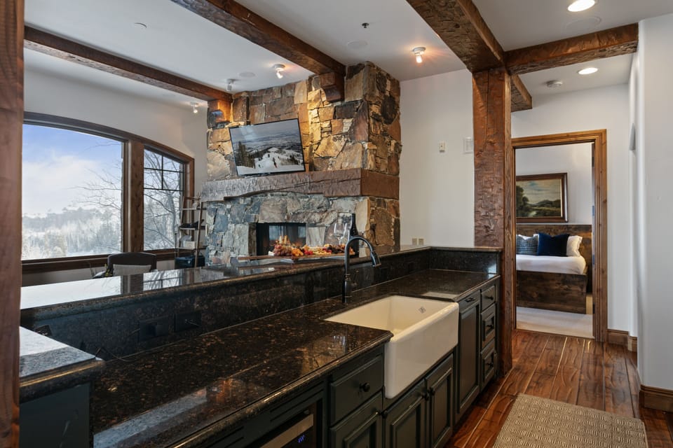 Indoors, Floor, Flooring, Sink, Fireplace