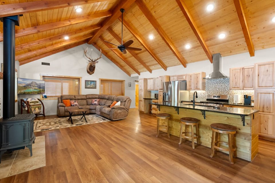 Kitchen and Living Room