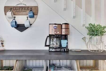 A delightful display of coffee-making essentials, ready for your daily ritual.