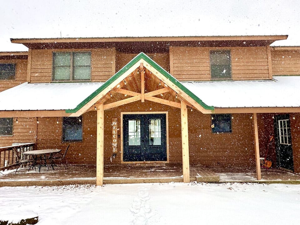 Front Entry on a snowy day