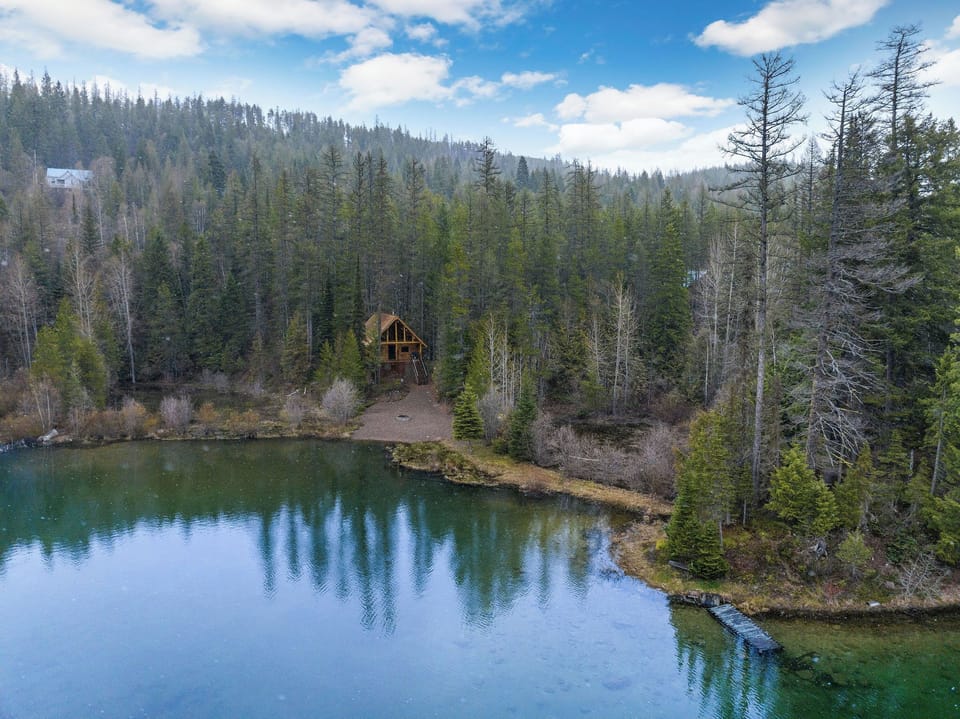 The Grizzly Den View from Lake