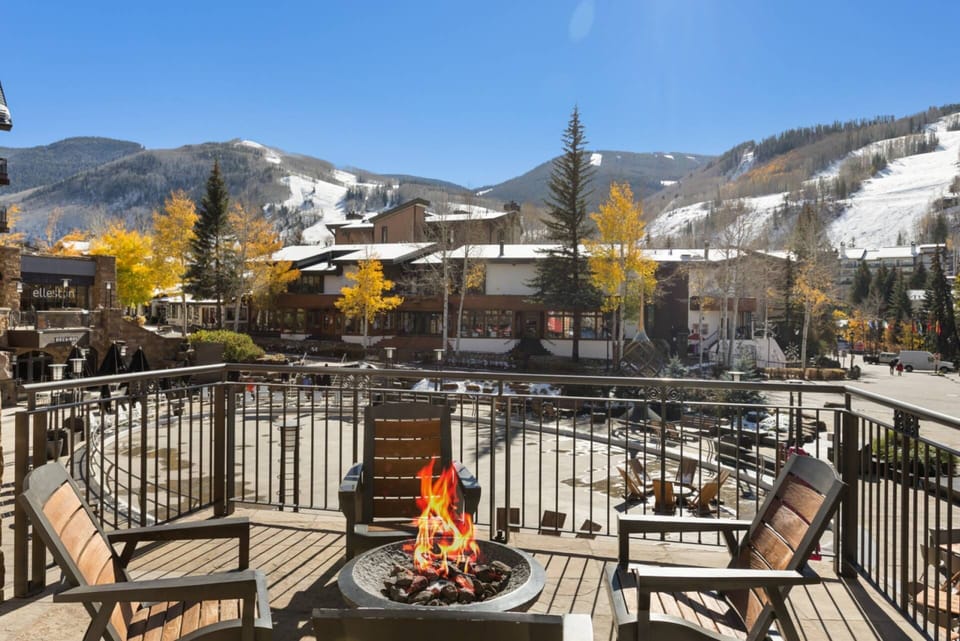 Enjoy of the many seating areas with fire pits for the cold weathers!