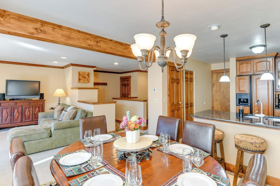 Dining Area | Dishware & Flatware | 1st Floor