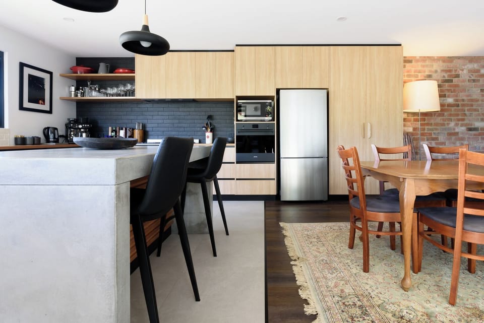 entertainers dream with seamless kitchen and dining