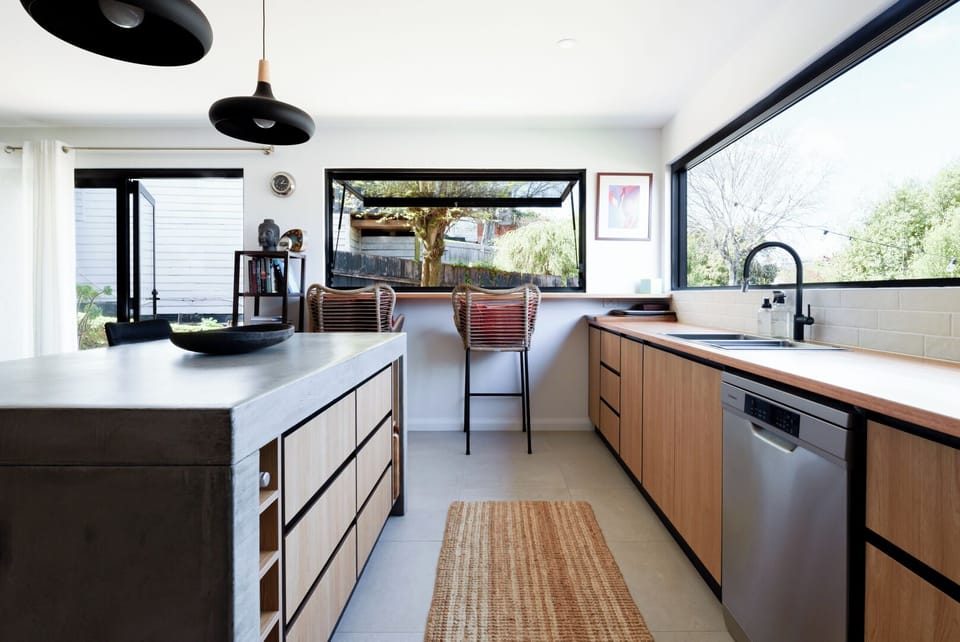 neutral themed kitchen
