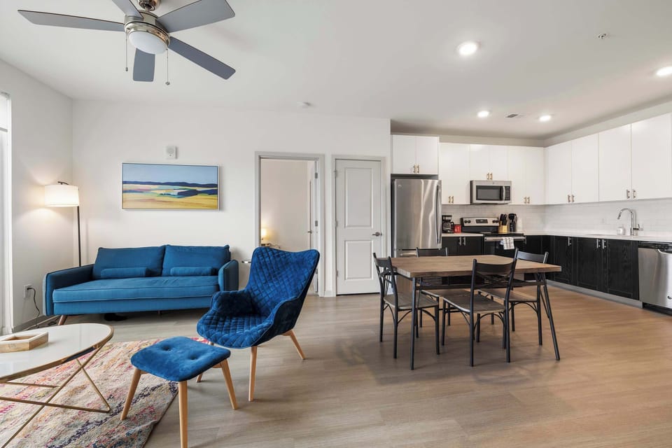 Living and dining area