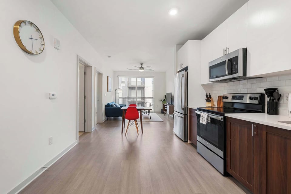 Kitchen and dining area