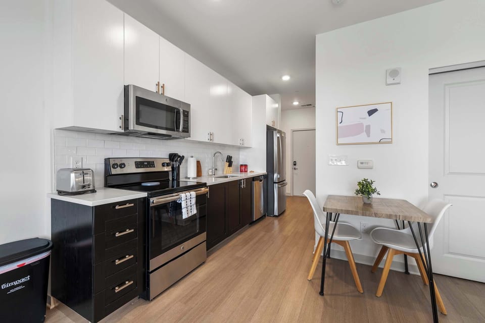 Kitchen and dining area